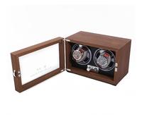 Remontoir à Montre Ecrins pour Montres Automatiques pour 2 Montres Automatiques,Compact,Silencieux,Vitrine Transparente 5 Modes de Rotation LED Bleues Montres automatiques Boîte pour Dames & Hommes