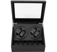 Remontoir automatique Boîte en bois Watch Winder Boîte à montres pour 4 + 6 montres