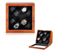 Remontoir Automatique pour 8 Montres avec Coffre en Bois, 5 Modes réglables, Moteur Japonais Silencieux, boîtier de Rangement