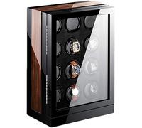 Remontoir de Montre Automatique, boîte de Remontoir de Montre écran Tactile LCD lumière LED Bleue 15 réglages de Mode de Rotation Finition Piano C'est si Gentil de Votre Part