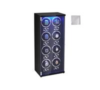 VEVOR Remontoir montre automatique 8 montres – 8 moteurs Mabuchi silencieux, 5 modes, LED bleu