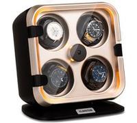KLARSTEIN Remontoir Automatique de Montres, Boite a Montre Automatique UK Homme et Femme, Vitrine en Acrylique, LED Bleu, 4 TPD et 3 Modes de Rotation, Moteur de Remontoir à Ressort, Coffret de Luxe