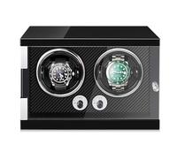 Remontoir Montres Automatiques Coffret Watch Winder Pour 1/2 Montre Enrouleur De Montre Avec Moteur Silencieux Remontoir Automatique Boîte Alimenté Par Batterie Ou Par Secteur