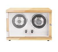 Remontoir Montres Automatiques Coffret Watch Winder Pour 1/2 Montre Enrouleur De Montre Avec Moteur Silencieux Remontoir Automatique Boîte Alimenté Par Batterie Ou Par Secteur