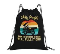 Remorquage De Chameau : Quand Il Est Coincé, On Le Sortira. Homme Femme Sac À Cordon Grand Sacs De Sport Avec Cordons De Serrage Sac À Dos À Cordon Pour Vacances Plage Voyage