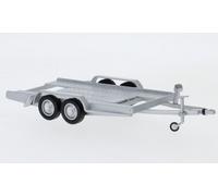 ixosport Remorque porte-auto TRL004-S 2 essieux Échelle 1/43 Argentée