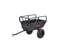 VEVOR Remorque à benne basculante 283 L – polyéthylène, 226,8 kg, pneus 40,64 cm pour VTT, UTV