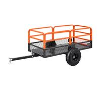 VEVOR Remorque à Benne Basculante Tracteur Tondeuse Gazon Acier 623 L 725,75 kg