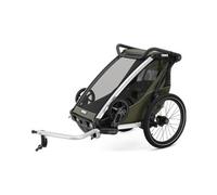 Remorque a enfant thule chariot lite single vert vintage