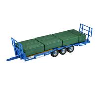 Remorque À Foin Grande En Métal Die Cast 1/32 Avec 7 Bales ERT43218