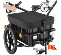 Remorque à vélo - TECTAKE - Remorque Cargoxpress multifonction avec caisson amovible, pneus profilés et roulements à billes