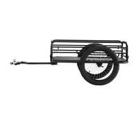 Remorque à vélo VEVOR, capacité de charge de 125 kg, remorque de transport, pliable et rangeable, fermeture rapide avec attache universelle, roues de 50,8 cm, convient à la plupart des roues de vélo,