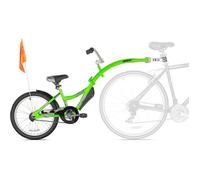 Remorque à vélo WEERIDE COPILOT - Vert - Jusqu'à 45 kg - Trailerbike fort et luxueux