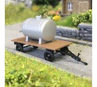 Remorque agricole, avec baril d'eau - BUSCH 59974 - HO 1/87