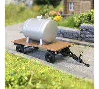 Remorque agricole, avec baril d'eau - BUSCH 59974 - HO 1/87