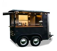 Remorque alimentaire à vendre, camion de nourriture mobile entièrement équipé avec cuisine et réfrigération, chariot à hot dog et chariot à café pour la vente commerciale