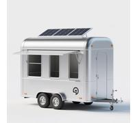 Remorque alimentaire avec chariot à café mobile, distributeur de hot-dogs, camion alimentaire commercial et station de crème glacée pour petites entreprises alimentaires