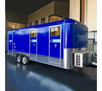Remorque alimentaire avec cuisine complète et réfrigération à vendre, chariot mobile personnalisé pour hot-dog, pour la vente de rue, la restauration ou les entreprises de camions de nourriture