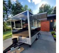 Remorque alimentaire avec équipement de cuisine, camion de nourriture mobile pour entreprise, hot-dog et chariot à café