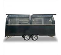 Remorque alimentaire avec équipement de cuisine complet, camion de nourriture mobile à vendre, remorque alimentaire de vente de rue avec chariot Hot Dog et configuration de chariot à café