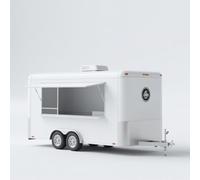 Remorque alimentaire entièrement équipée à vendre, camion de nourriture mobile pour usage commercial, idéal pour les ventes de hot-dogs et de collations