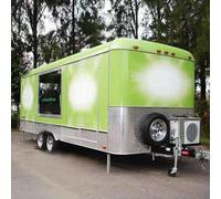 Remorque alimentaire entièrement équipée avec configuration complète de cuisine à vendre, chariot mobile personnalisé pour hot-dog, pour la vente de rue, les services de restauration et les