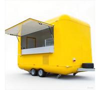Remorque alimentaire entièrement équipée, camion de nourriture mobile à vendre, remorque de distribution avec cuisine, chariot à hot dog et support de café pour usage professionnel