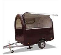 Remorque alimentaire entièrement équipée, camion de nourriture mobile à vendre, remorque de distribution avec cuisine, chariot à hot dog et support de café pour usage professionnel