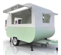 Remorque alimentaire entièrement équipée pour les affaires de rue - Camion de nourriture personnalisé avec cuisine mobile, café, dessert, boisson, hot-dog, chariot de crème glacée, utilisation du