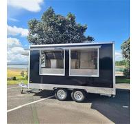 Remorque alimentaire mobile à vendre - Remorque de concession avec cuisine personnalisable, support de nourriture mobile pour restauration en plein air et entreprise de nourriture de rue