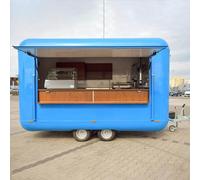Remorque alimentaire mobile personnalisée à vendre, chariot Hot Dog avec cuisine complète, équipement de réfrigération et de cuisine pour la vente dans les rues, les événements ou les entreprises de