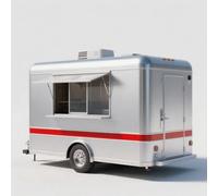 Remorque alimentaire personnalisée avec cuisine - Chariot de concession mobile pour les entreprises, le café et le hot-dog, support de taco, camions de nourriture et remorques à vendre