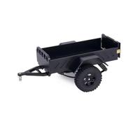 Remorque Attelage pour Traxxas pour Trx4m pour Axial pour Scx24 1/18 1/24 | Remorque utilitaire alu avec attelage transport cargaison RC crawler et upgrade accessoire d échelle Pièces
