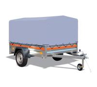 Remorque bâchée basculante 125 X 205 X H110 Gris