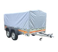 Remorque bâchée double essieu TEMA 263X125 cm ECO2612/2 Gris