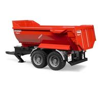 Remorque basculante - BRUDER - Krampe - 1:16 - Rouge - Intérieur