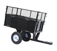 vidaXL Remorque basculante pour tondeuse de pelouse Charge de 150 kg G