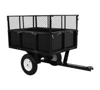 Remorque basculante pour tracteur de pelouse Charge de 300 kg