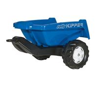 Remorque basculante Rollykipper - ROLLY TOYS - NEW HOLLAND - Bleu - 56x47x34cm - Pour enfants de 3 ans et plus