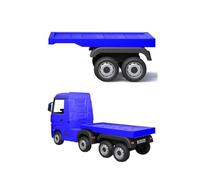 Remorque bleue pour camion électrique Scania ou Mercedes ACTROS 4 x 4 12 V pour enfants