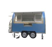 Remorque compacte pour camion de nourriture - Peu encombrante mais entièrement fonctionnelle - Parfait pour les entreprises alimentaires dans les festivals, les parcs dans les lieux urbains