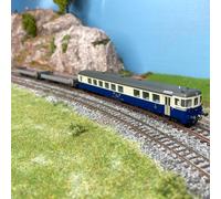 Remorque d'autorail BDt et 2 wagons porte-autos, BLS, Ep IV - LEMKE Collection L