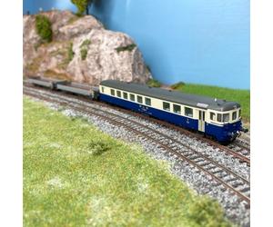 Remorque d'autorail BDt et 2 wagons porte-autos, BLS, Ep IV - LEMKE Collection L