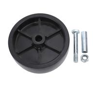 Remorque de bateau Jack Wheel Heavy Duty 1200lbs capacité Nylon ABS Roulette de remplacement pour remorques de bateau Installation facile Maniabilité lisse 148 mm Diamètre 17 mm