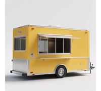 Remorque de camion alimentaire à vendre - Chariot de concession mobile, cuisine personnalisée pour hot-dog, café, taco, configuration complète pour un usage professionnel