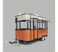 Remorque de camion de nourriture à vendre, camion mobile d'équipement de cuisine complet, hot dog, bar personnalisé et voiture de café, chariot de distributeur de crème glacée, remorque de concession