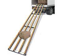 Remorque de convoyeur pour cames non alimentées, 50,8 cm de large x 100 cm de long, rouleau durable et poulie de goulotte pour une manipulation efficace des matériaux d'entrepôt