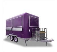 Remorque de nourriture mobile entièrement équipée à vendre avec chariot Hot Dog, réfrigération, configuration complète de la cuisine, équipement de cuisine pour les services de vente routière et de