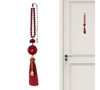 Remorque de rétroviseur de voiture à la cannelle - Ornement de - Voiture à la cannelle - Avec pompons - Collectable pour la paix et la prospérité pour un meilleur bien-être