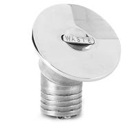 Remorque de RV D'admission de Trappe de Remplissage d'eau, Port D'injection de Carburant d'eau Marine 38mm/1.5 Pouces en Acier Inoxydable pour Bateau de Pêche de Yacht RV Hors-Bord